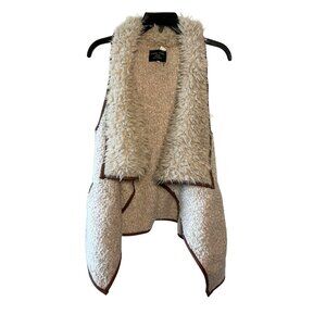 Love Tree Faux Fur & Sherpa Reversible Vest – Medium – NWT